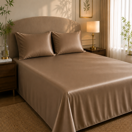 Beige Plain - Bedsheet