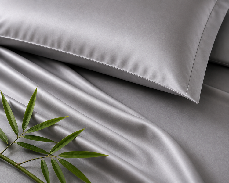 Platinum Silver Plain - Bedsheet